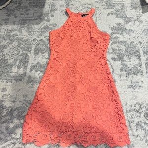 Ulus coral lace dress